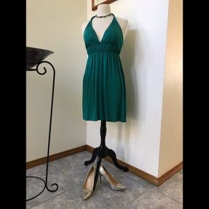 Emerald cotton dress M